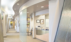 This hallway in our practice provides access to our operatories and other rooms.