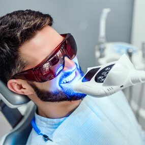 In-office teeth whitening is more effective and more economical over the long run.