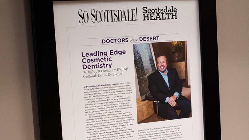 Scottsdale Health magazine showcased Dr. Clark in its Doctors of the Desert series.