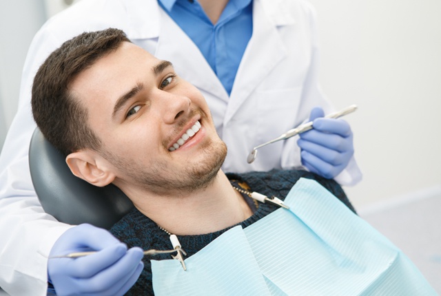 Regular cleanings and checkups are essential to good oral health long term.