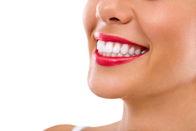The GLO in-office teeth whitening system is the preferred way to maintain white teeth long term.